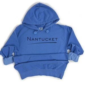 Nantucket Sweatshirt, Comfort Colors® Brand Hooded Sweatshirt, Cute Nantucket Shirt, Nantucket Pullover, Nantucket Hoodie