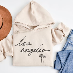 Los Angeles Hoodie, Best Los Angeles California Sweatshirt, LA Crewneck, Brandy Melville Inspired, Los Angeles Shirt, LA Gift, Los Angeles