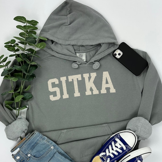 Sitka Alaska Sweatshirt Hoodie Comfort Colors Hooded Sweatshirt Sitka Pullover Sitka AK Hoodie Shirt Perfect Sitka Shirt Unisex Etsy UK