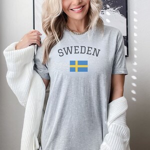 Swedes Sweden Flag Emblem, Sweden Shirt, Sweden Flag Tshirt, Swedish Flag, Scandinavia Tshirt for Lovers of Sweden and Scandinavia