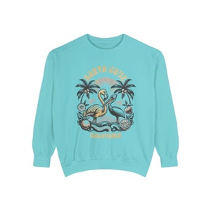California Apparel Santa Cruz Sweatshirt Comfort Colors® Retro California Crewneck, Vintage Inspired Cali Shirt Sweatshirt Southern Cali image 9