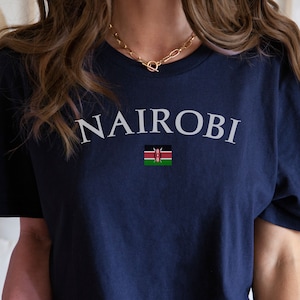 Nairobi Kenya, Comfort Colors® 1717 Tshirt, Travel Shirt, Nairobi Shirt, Kenyan Gift, Africa Shirt, Kenya Sweatshirt, Kenya Crewneck, Kenya