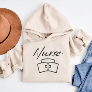 Krankenschwester Hoodie Sweatshirt, Krankenschwester Kapuzenshirt, RN Hoodie, LPN, Arzthelferin Sweatshirt, Frauen in der Medizin, Unisex, Plus Größen