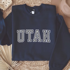 Utah Shirt, Utah Sweatshirt UT Shirt National Park Crewneck, Forestcore, Park Ranger Aesthetic, Mountain Tee Granola Girl Outdoorsy Outdoor