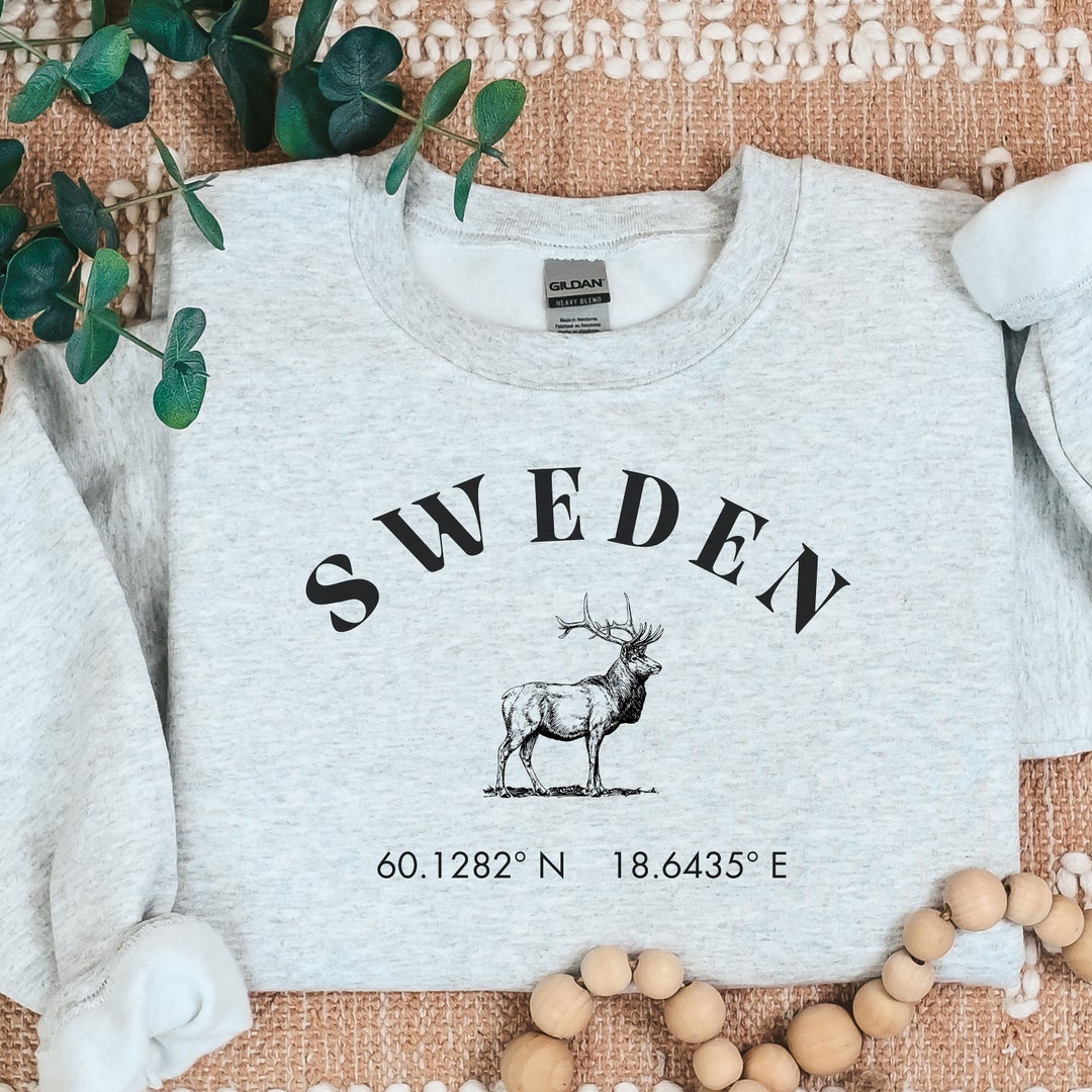 Sweden Sweatshirt, UNISEX Sizing Scandinavia, Sweden Crewneck, Northern