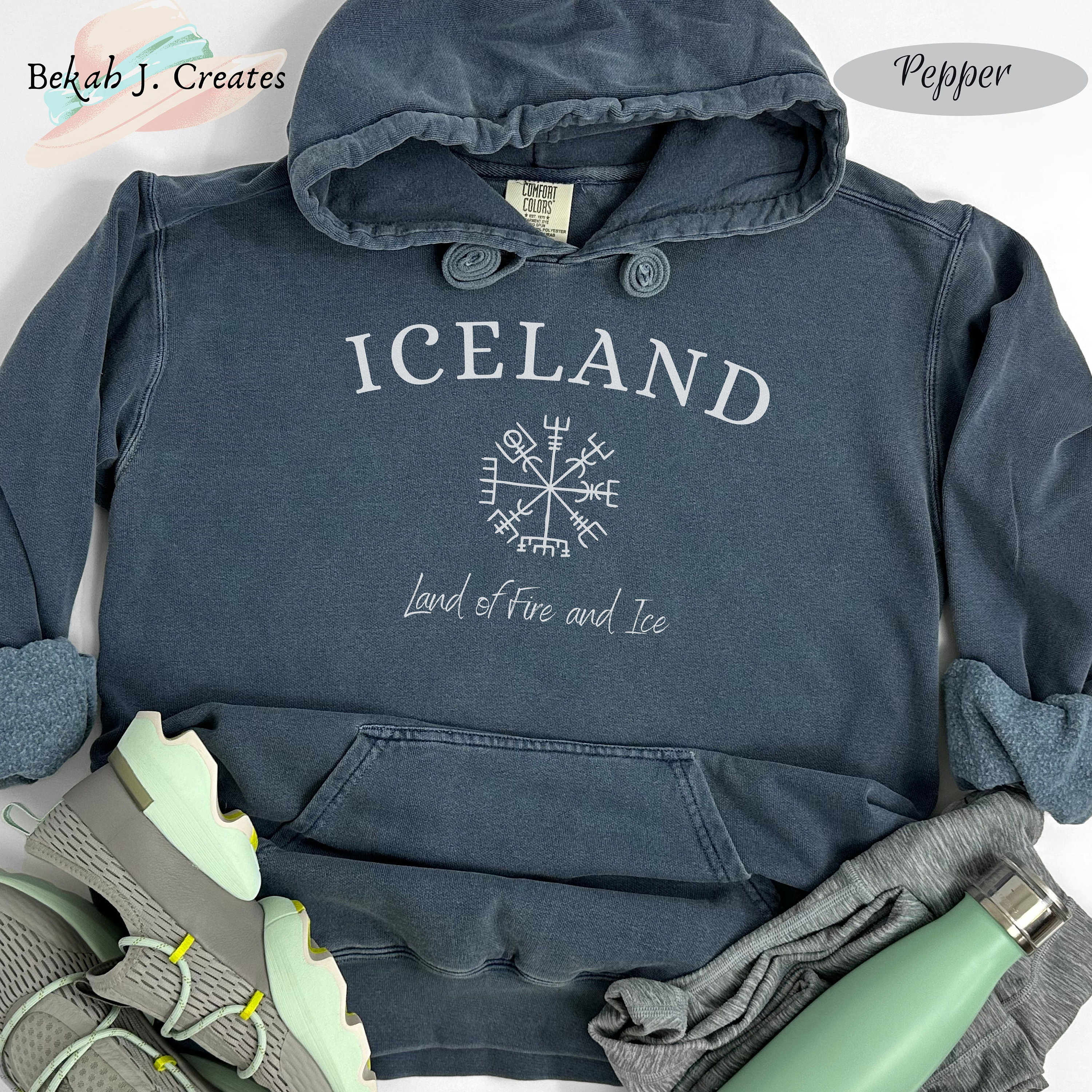 Fire and Ice Hoodie Etsy