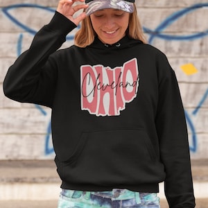 Cleveland Ohio Hoodie, Cleveland Shirt, Cleveland Ohio Shirt, Indians Inspired Shirt, Cleveland Hoodie, Cleveland Hooded Sweatshirt