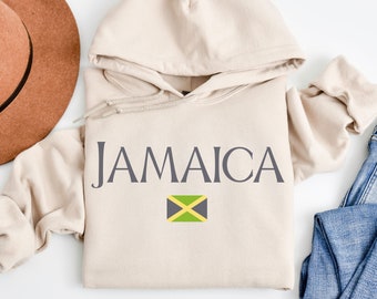 Strand Hoodie Jamaika Hoodie Sweatshirt, Jamaika T-Shirt, Jamaika TShirt Jamaika Comfort Shirt, Jamaika Karibik Insel Urlaub Geschenk