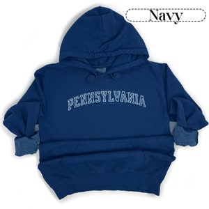 Pennsylvania Comfort Colors® Hooded Sweatshirt Pennsylvania Comfort Colors Shirt, Women’s Floral Pennsylvania Crewneck Tee, Moving to PA
