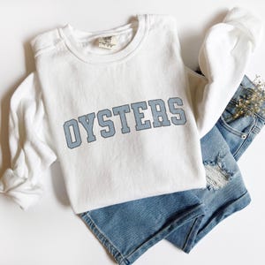 Oyster Shucker Shirt Christmas Food Pun Oyster Sweatshirt Comfort Colors® Moister Than An Oyster ShirtR etro Funny Graphic Shirt Unique Gift