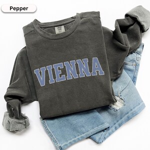 Vienna Sweatshirt Comfort Colors® Austria Shirt Wien Österreich Sweatshirt, Austria Vienna, Österreich Shirt, Wien shirt, Austrian Unisex