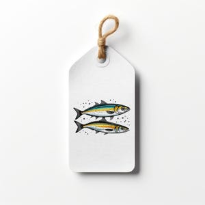 Sardine PNG Küstenästhetische digitale Dateien - PNG-SVG-Dateien - Nur digitale Dateien - Fischgrafik für den digitalen Download sofort