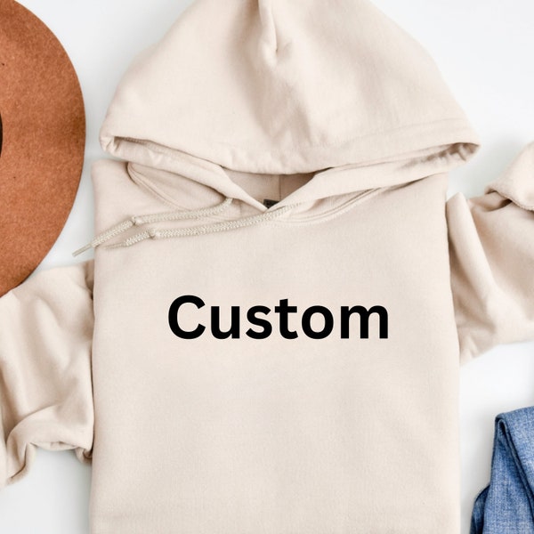 Custom - Personalized  Hoodie Sweatshirt