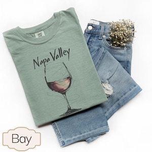Napa Valley California Apparel Unisex Shirt Napa Valley Tshirt Napa Valley Shirt Vine Lover Sweater Vineyards California Shirt Winery