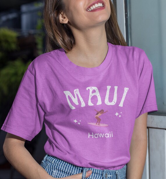 Camisa de vacaciones Camisa hawaiana camiseta Maui camiseta Hawaii Kihei Maui camisa de vacaciones Maui hana lima maui camisa maui plus camisetas de surf para hombres Etsy Mexico