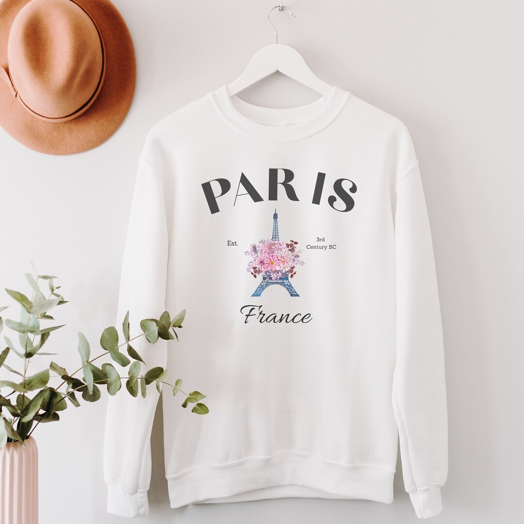 French Shirt Paris Sweatshirt, France Pullover, Paris France