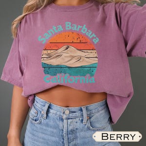 Santa Barbara California Shirt Sand Dunes Tshirt Southern Cal Shirt California Apparel Santa Barbara California Christmas, Comfort Colors®