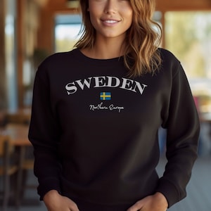 Sweden Shirt, Best Sweden Flag Shirt, Swedish Tshirt, Sweden Scandi Travel Souvenir Gift for Folks Loving Scandinavia and Europe, Plus Size