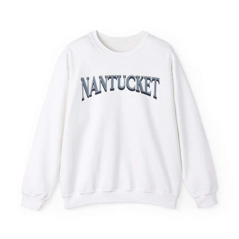 Nantucket Sweatshirt, Nantucket Crewneck Pullover, Vacation Shirt ...