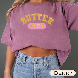 Butter Tshirt Comfort Colors® 1717 Food Gift Chef&#39;s Kiss Butter Shirt, Funny Baking Shirt, Salted Butter Tshirt, Baker Gift, Butter Lover