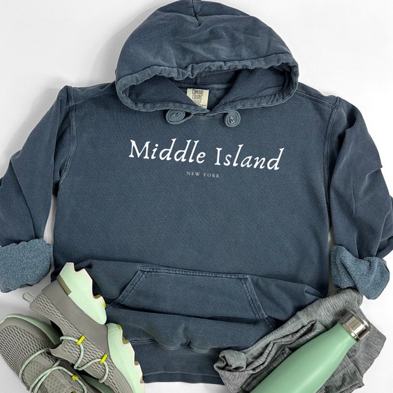 Middle Island Sweatshirt, Comfort Colors® Brand Hooded Sweatshirt