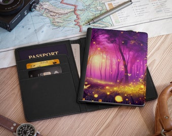 Firefly Passport Holder, Lightning Bug Passport Cover, Passport Holder, Cover for Passport with Beautiful Graphic Travel Passport