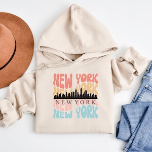 East Coast New York Hoodie, New York Hooded Sweatshirt, New York sweatshirts, New Yorker Shirt, NYC sweatshirts, New York T-shirt East River