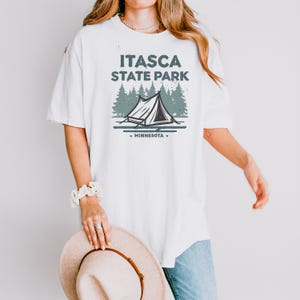 Minnesota State Parks Shirt Itasca State Park Tshirt Comfort Colors Tshirt Park Shirt Park Gift Hiking Shirt Camping Shirt Minnesota Vacay