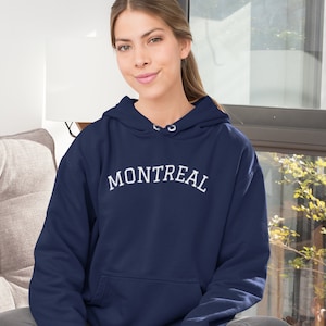 Montreal Vibes: Pullover Hooded Sweatshirt Hoodie for Anyone from Quebec, Canada or Loves the Charming Spirit North of the U.S. Border, Cozy