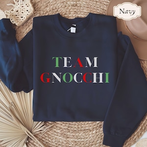 Gnocchi Shirt Food Shirt, Foodie, Team Gnocchi Pasta Food Lover Graphic Tshirt Unisex, Plus size too, Perfect Birthday Gift Unisex