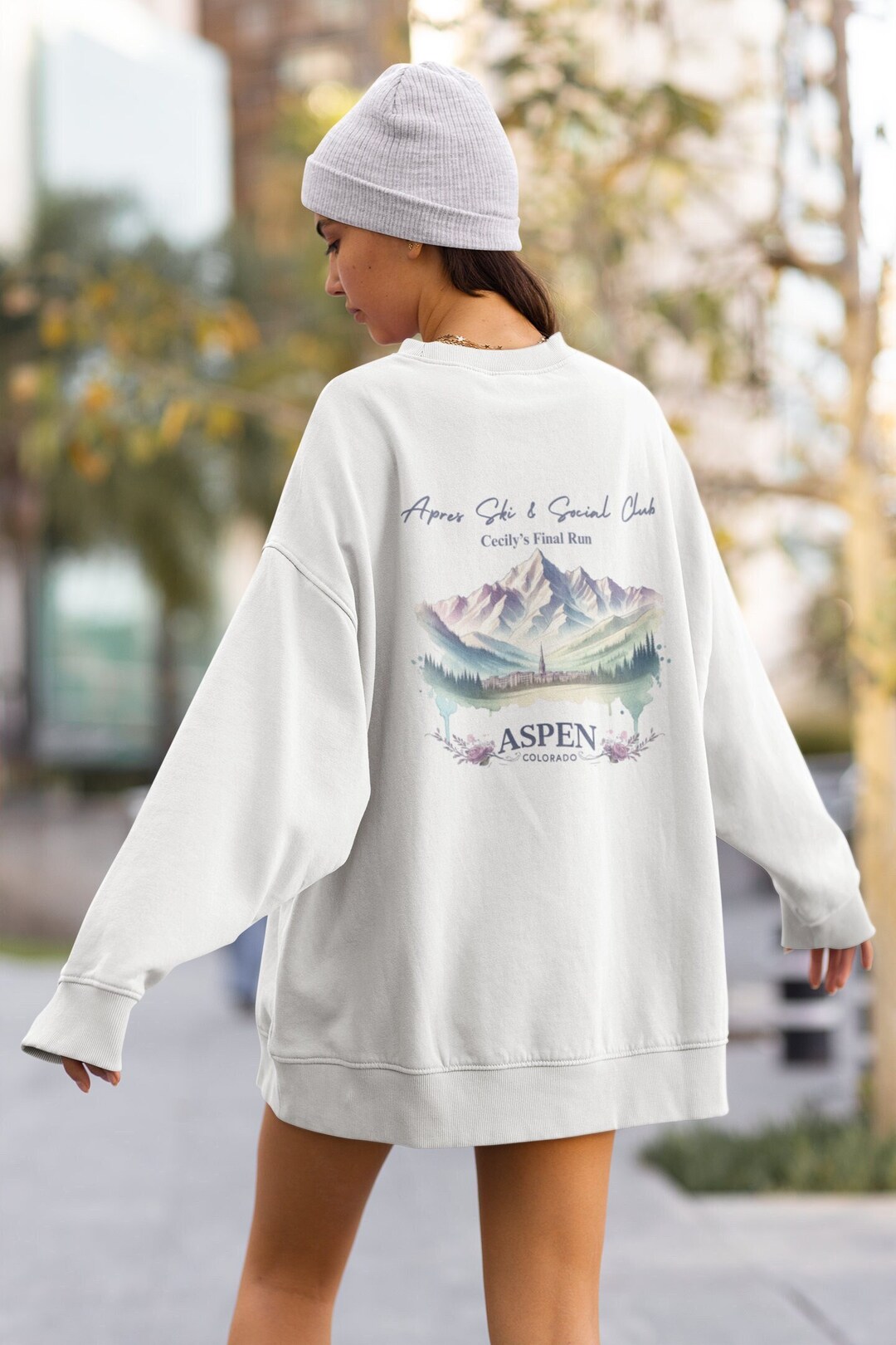 Apres Ski Shirt Colorado Aspen Sweatshirt Popular Custom Bachelorette