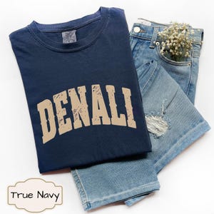 Denali National Park Alaska Tshirt Pacific Northwest Gift Mountain Shirt Alaskan Travel  Mountain T-Shirt Comfort Colors T-Shirt Denali Gift
