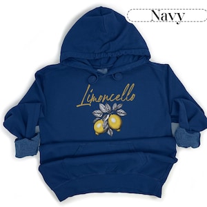 Limoncello Shirt La Dolce Vita Comfort Colors® Italy Hoodie Lemon Sweatshirt Hooded Sweatshirt Italia Amalfi Coast Gift Unisex Plus Sizes