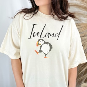 Wikinger T-Shirt, Comfort Colors® 1717, Bestes Island Shirt, Isländer Tees für Sie, Reisen Island Reise, Isländisches Geschenk, Nordlichter Shirt