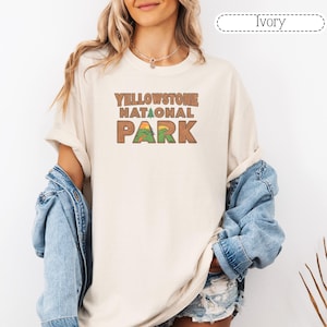 Yellowstone National Park Shirt Camping Tee Hiking Shirt Travel Gift Yellowstone T-shirt Camping Gear Unisex Plus Sizes too