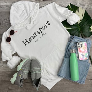 Hantsport Sweatshirt, Comfort Colors® Brand Hooded Sweatshirt, Nova Scotia Pullover, Hantsport Nova Scotia Hoodie, Canada Lover Gift