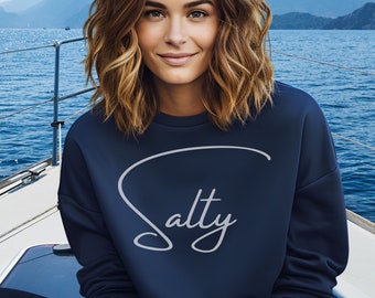 Oceancore salziges Sweatshirt, Beachy Sweatshirt, Ozean inspirierter Stil Salz Sweatshirt, bester Salzwasser Strand, süßes salziges Sweatshirt Unisex