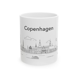 Danish Coffee Mug Denmark Cup Danish Mug Glaedelig Jul, Danish Christmas Mug, Scandinavian Coffee Cup, Denmark, Danish Gift, Holiday Mugs