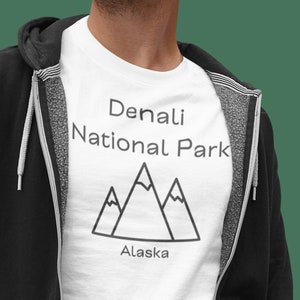 Alaska National Park Tshirt Alaska Denali National Park Tshirt, Best Mountains Shirt, Denali Souvenir T-Shirt, Denali National Park Graphic
