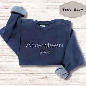 Scotland Aberdeen Shirt Scotland Sweatshirt, Popular Comfort Colors® Scotland Sweatshirt, United Kingdom, Scotland Shirt, Scotland National
