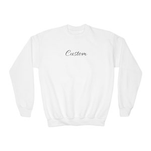 Custom Youth Crewneck Sweatshirt