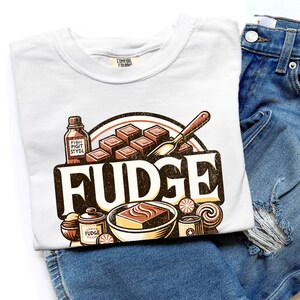 Fudge Shirt Comfort Colors® Oh Fudge Sweatshirt, Funny Christmas Sweatshirt, Christmas Sweatshirt, Holiday Shirt, Christmas Gift Cute