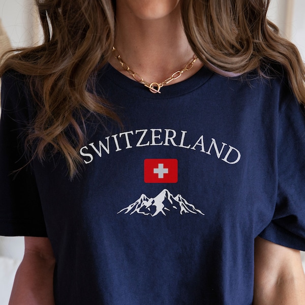 St. Moritz, Best Switzerland Shirt, Switzerland Sweatshirt Swiss Crewneck Schweiz Pullover Women Shirt Gift Vintage Sweater Vacation Clothes