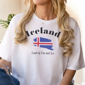 Island Geschenk, Best Comfort Colors® 1717, Island Shirt Isländer Tees für Sie, Reise Island Reise, Isländisches Geschenk, Nordlichter Shirt