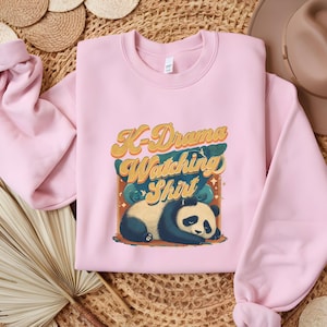 Kdrama Shirt Korean TV Sweatshirt K-Dram Watching Pullover Cute Korean Drama Crewneck Korean Tshirt Kdrama Shirt K drama Merch Unisex