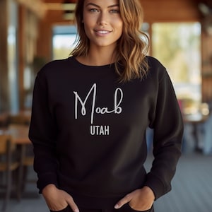 Moab Utah, Moab Shirt, Utah Tshirt, Moab UT Shirt, Moab Utah Tshirt, National Park Crewneck, Forestcore, Park Ranger Aesthetic, Mountain Tee