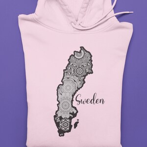 Bester Schweden Sweatshirt Hoodie Pullover für Liebhaber der schwedischen Kultur und Karten und Nordeuropa und Skandinavien und Heimat Schweden