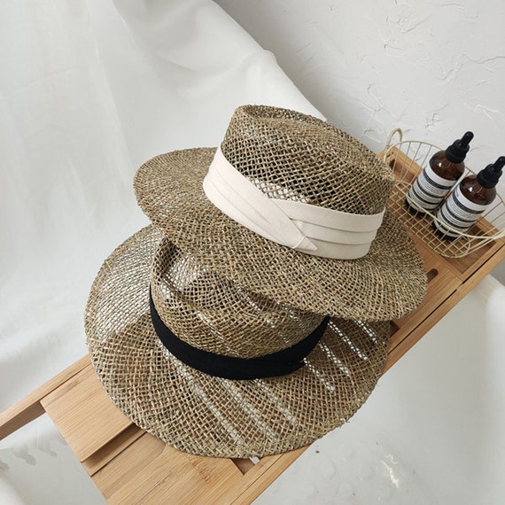 Elegant Natural Straw Sun Hat Elegant Latin Quarter Sun Hat – Conner Hats main image 2