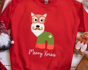 schnauzer christmas jumpers