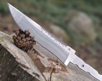 LIMITED EDITION - Jakte 135 - Big Game Scandinavian Knife Blade Blank Bushcraft Nordic Edge Double-Sided Engraving